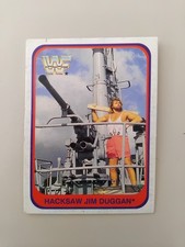 1991 Merlin WWF #127 "Hacksaw" Jim Duggan Italian