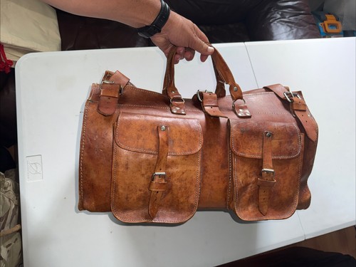 Borsa uomo vintage grande - uomo,