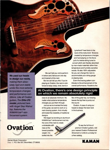 Ovation elite ltd chitarra - elite,