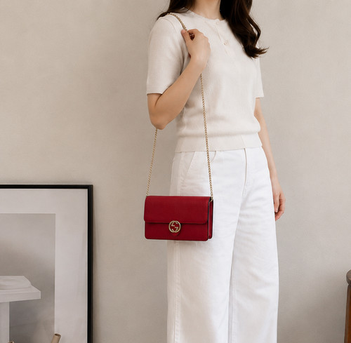 Gucci portafoglio pelle con - gucci,