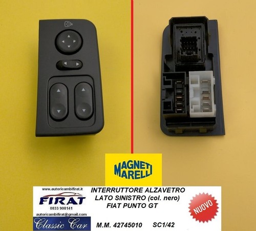 Interruttore alzavetro fiat - interruttore,