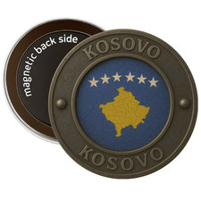 Kosovo Country Flag Decorative