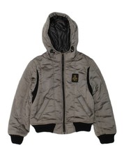 REFRIGIWEAR Giacca imbottita con cappuccio bambina Cruz 7-8 anni grigio nylon AJ74