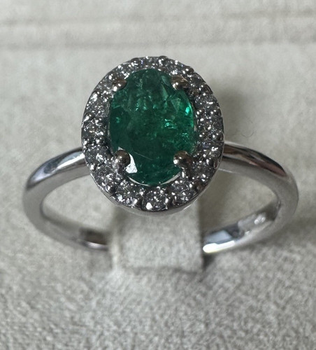 Anello oro bianco - oro, con