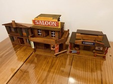 Elastolin Vero Oehme case in legno selvaggio west città occidentale