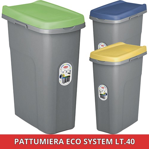 Bidone spazzatura plastica - spazzatura,