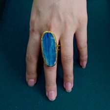 Anelli da Dito in Cianite Blu