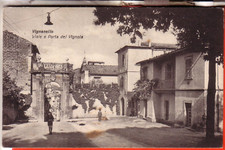 CARTOLINA  VIGNANELLO  FP  VIAGGIATA 1943 VIALE E PORTA DEL VIGNOLA RARA