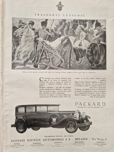 1930 pubblicità auto - pubblicitÀ, packard