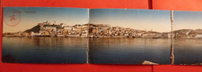 CARTOLINA ANCONA PANORAMA 4 VEDUTE - TIMBRO CROCE ROSSA ( C 96 )