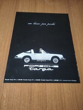 1967 PORSCHE TARGA 912  AUTO VINTAGE AD PUBBLICITA