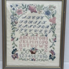 1994 Framed Cross-stitch