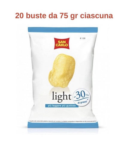 San carlo patatine - san, light