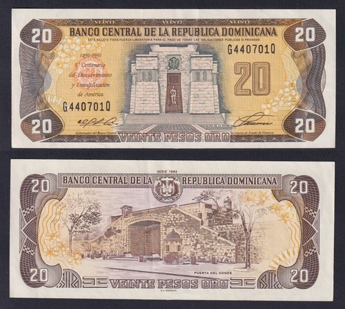 Banconota republica dominicana - republica,