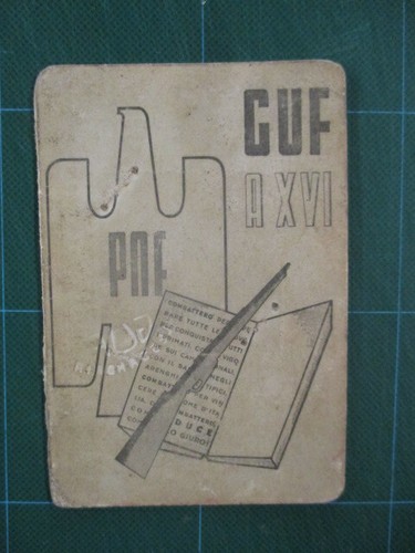 Tessera guf alessandria xvi - xvi,