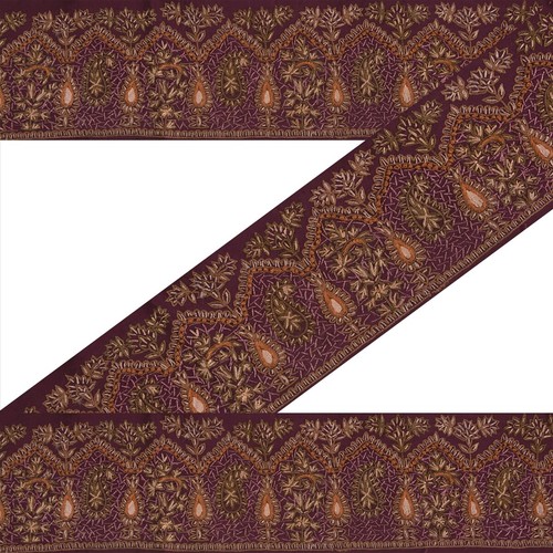 Sanscriti vintage sari bordo - vintage,