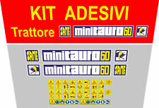 KIT ADESIVI DECALCOMANIA TRATTORE SAME MINITAURO 60 CON AVVERTENZE E SIMBOLI