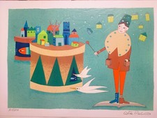 Catia Piacentini Serigrafia il suono del tempo