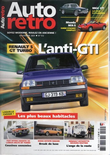 Auto retro 512 - 512, turbo
