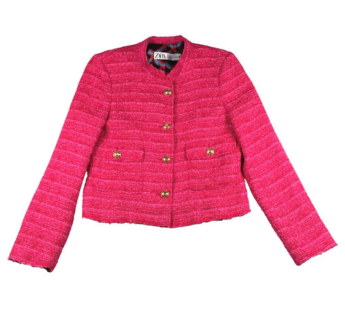 Giacca blazer tweed zara donna - blazer,