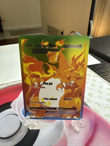 Carta charizard vmax rainbow - charizard,
