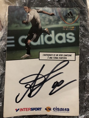 Autografo del piero ufficiale - piero,