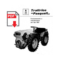 Pasquali 985 manuale uso - 985,