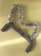 Manico Per Borsa Con Catena E Chiusura Clic A Calamita - 25cm - Tortora