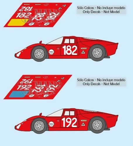 Decals alfa romeo t33 targa - romeo, t33/2