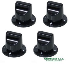 4 PEZZI MANOPOLA NERA CON