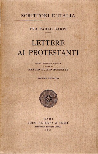 Sarpi fra paolo busnelli - fra,