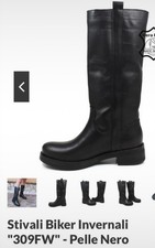 Stivaletti Biker In vera Pelle