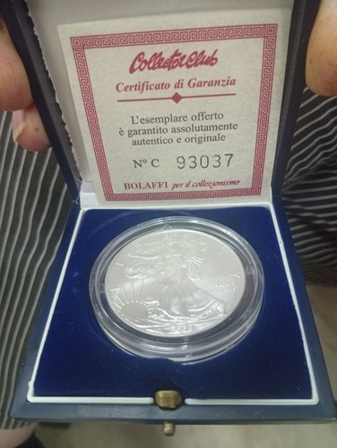 Oncia argento bolaffi - d,