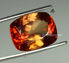 Gle Certificado Natural Padparadscha Zafiro Corte Esmeralda 18.85CT Suelto Gema