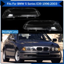 Pair Headlight Lens Covers For
