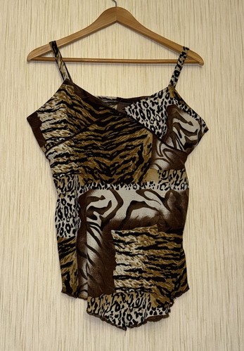 Canotta camicia vintage stampa