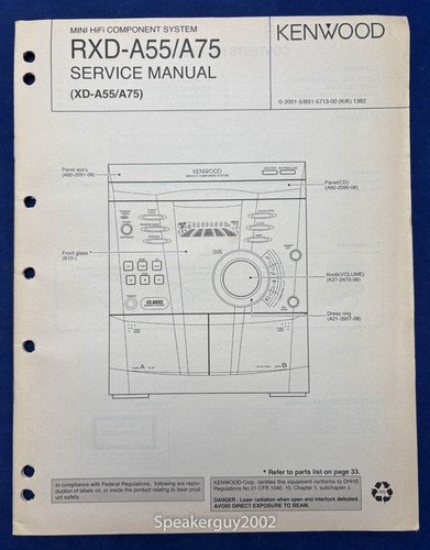 Manuale servizio originale - manuale, di