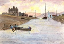 FIUME BARCHE TRAMONTO