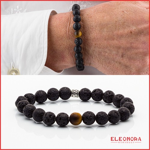 Bracciale elastico pietre - elastico,