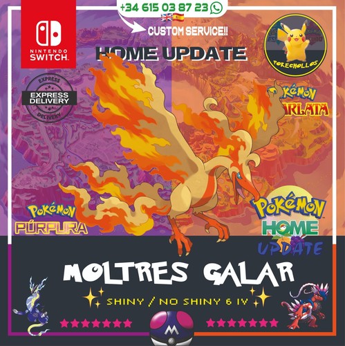 Moltres galar shiny or - ✨moltres,