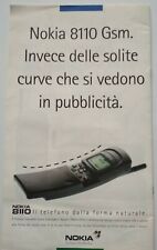 Pubblicità vintage a colori  cellulare NOKIA 8110 GSM - Anni 90
