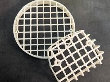 COPPIA GRIGLIA MASCHERINA FARO ANTERIORE POSTERIORE PIAGGIO SI PRIMA SERIE BIANC