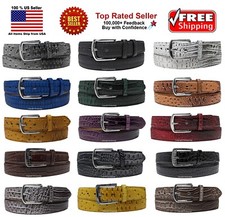 MEN FAUX ALLIGATOR CROCODILE