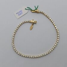 BRACCIALE DA DONNA TENNIS CON ZIRCONI IN ORO GIALLO 18KT 4,05 GR. (7915)