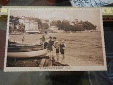 20136) GENOVA PROVINCIA SANTA MARGHERITA I BAGNI BELLISSIMA E ANIMATA 1927