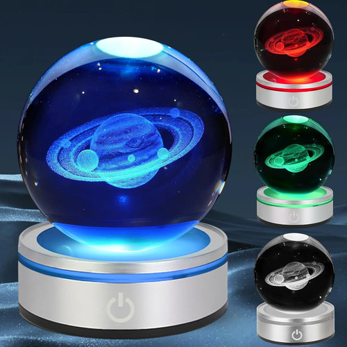 Saturn crystal ball - 3d,