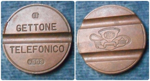 Gettone telefonico - gettone,