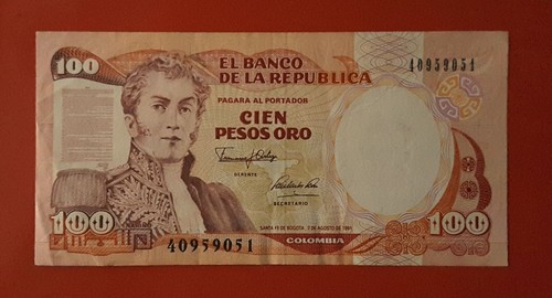 Banconota 100 pesos oro - 100,