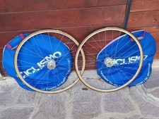 Vintage Coppia Ruote Suntour Superbe 28h Clement Seta Pista Track Wheels Erga
