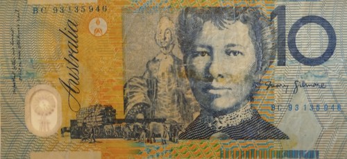 Banconota australiana 10 - banconota,